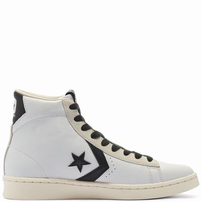 Női Converse Pro Leather Mid Bakancs CO0867534 Fehér/Fekete